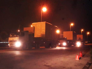 Transport of heavy construction equipment of Orange 4G Antenna from Japan to Tunisia
